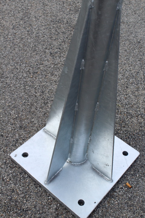 Mât porte caméra  MARCY -ou support panneau solaire- 8